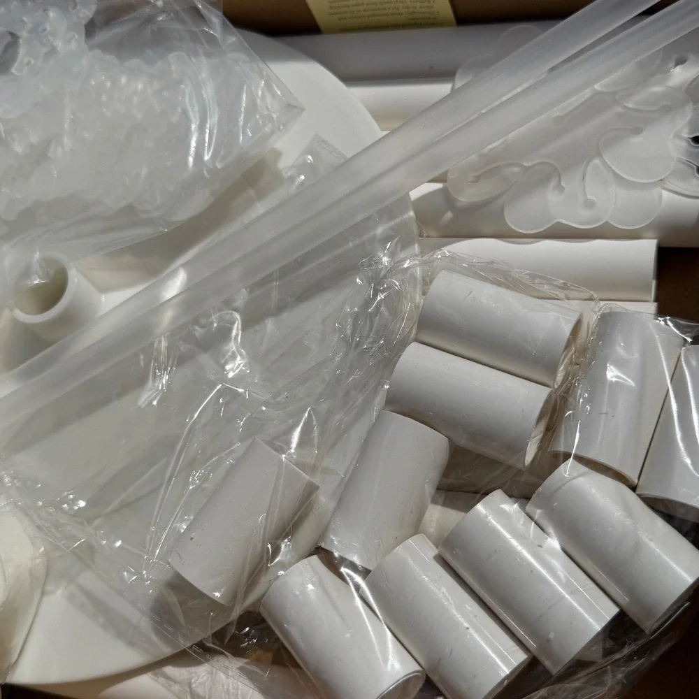 DUILE Balloon Stand Kit 72in Tall Column Base for Party Decorations‎